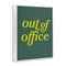 Stupell Industries Minimal Out Of Office Framed Giclee Design by Victoria Barnes